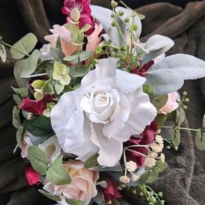 Elegant White and Green Floral Arrangement